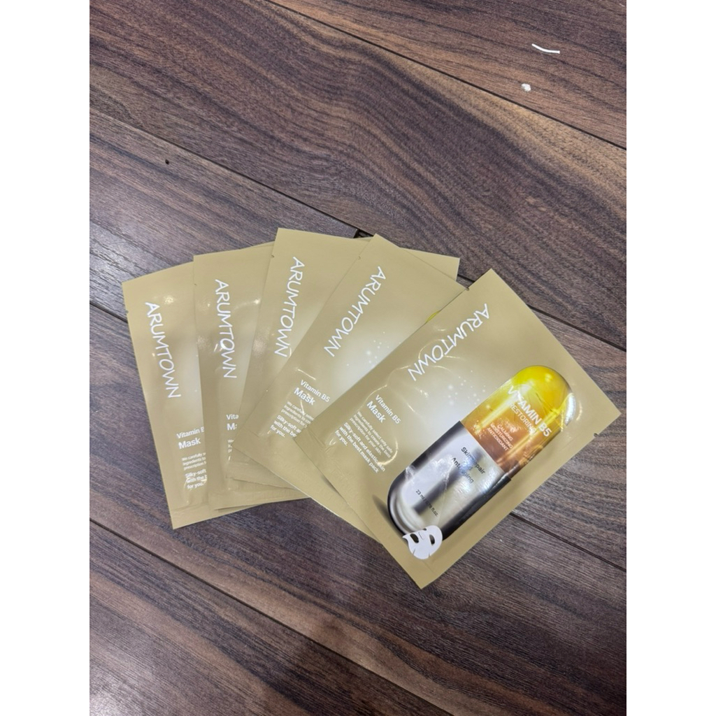 Combo 5-10 miếng Mặt nạ dưỡng da - ARUMTOWN VITAMIN B5 MASK ARUMTOWN - hạn 2028 Hàn Quốc  IS91