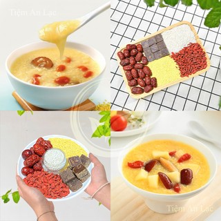Combo 7 set cháo hạt kê táo đỏ thảo mộc khô, thơm sạch, bồi bổ tỳ vị và dưỡng nhan