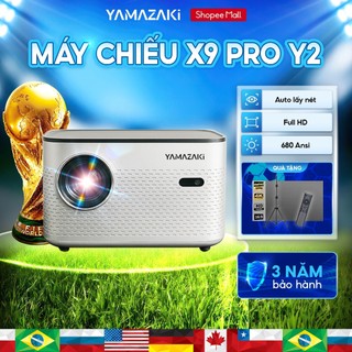 Máy chiếu Mini YAMAZAKi X9 PRO Y2 Độ Phân Giải Full HD Hỗ Trợ 4K Độ Sáng 4200 Lumes Xem Phim Tại Nhà Giải Trí Siêu Nét