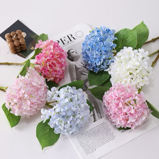 HOA CẨM TÚ CẦU VIP 20CM  CAO CẤP IN 3D LÁ CAO SU NHẬP KHẨU LOẠI 1 - HOA DECOR-HOA LỤA HẠNH HOAN