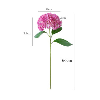 HOA CẨM TÚ CẦU VIP 20CM  CAO CẤP IN 3D LÁ CAO SU NHẬP KHẨU LOẠI 1 - HOA DECOR-HOA LỤA HẠNH HOAN
