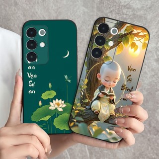 Ốp lưng Realme C85 / C85 Pro In hình thư pháp,tâm an, an nhiên,chú tiểu mềm bảo vệ camera