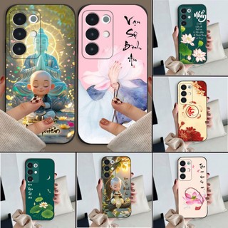 Ốp lưng Realme C85 / C85 Pro In hình thư pháp,tâm an, an nhiên,chú tiểu mềm bảo vệ camera