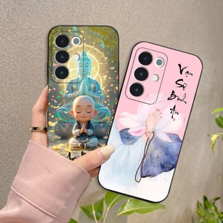 Ốp lưng Realme C85 / C85 Pro In hình thư pháp,tâm an, an nhiên,chú tiểu mềm bảo vệ camera