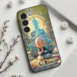 Ốp lưng Realme C85 / C85 Pro In hình thư pháp,tâm an, an nhiên,chú tiểu mềm bảo vệ camera