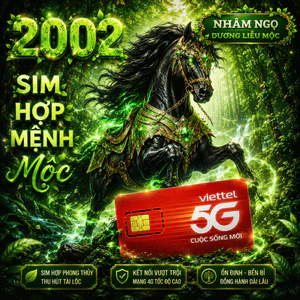 Sim Viettel Phong Thủy Hợp Tuổi 2002 Nhâm Ngọ Mệnh Dương Liễu Mộc sim hợp mệnh hợp tuổi chính chủ