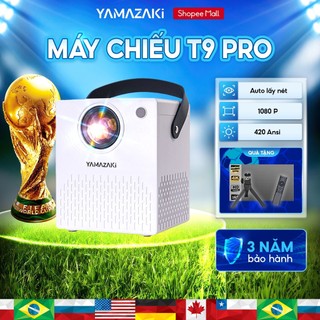 Máy Chiếu mini Yamazaki A9 PRO, T9 PRO HD 4K Android TV 9.0 Độ Sáng 380 - 420 ANSI Bluetooth 5.3