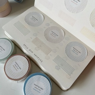 Washi tape GRID Papier Platz chiết 1m