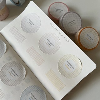 Washi tape GRID Papier Platz chiết 1m