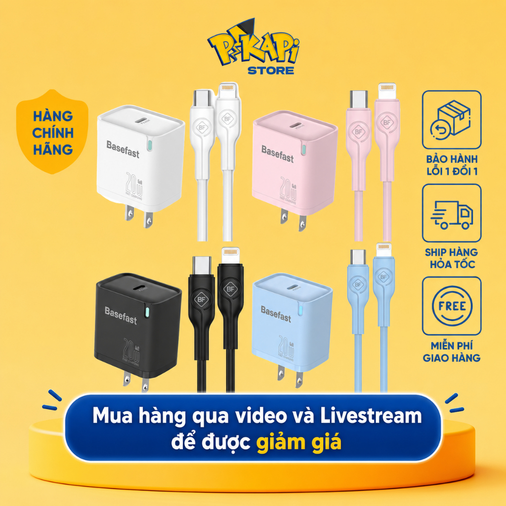 Dây + củ sạc nhanh 20W – 30W, C – L, C – C bảo hành 2 năm, lỗi 1 đổi 1 – Phụ Kiện, Sạc Điện Thoại