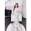 Tay ngắn quần dài pijama phom áo raplan,lụa latin,size 40-60kg