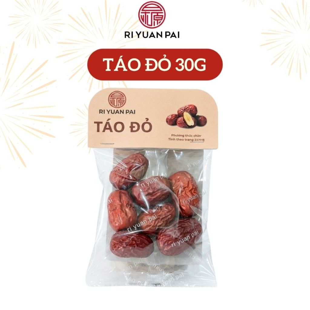 [GÓI DÙNG THỬ 30G] TÁO ĐỎ TÂN CƯƠNG Riyuan gói 30g làm gia vị đồ ăn vặt thơm ngon, bổ dưỡng