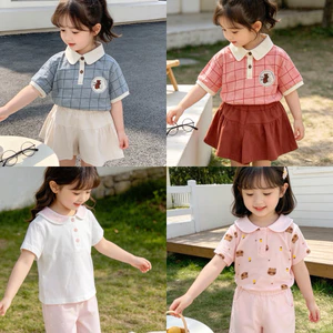 Set Bộ Bé Gái Minium Bebu Mùa Hè Size 80-120 (1-6 Tuổi, 8-23kg) Thoáng Mát Mềm Mịn Họa Tiết Đáng Yêu