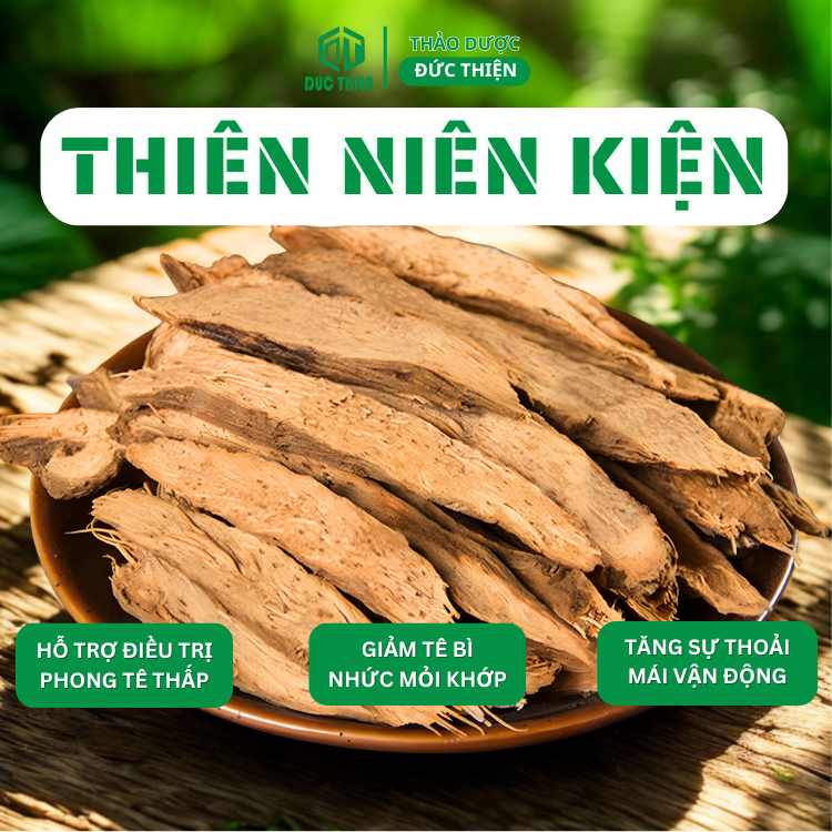 Thiên Niên Kiện Thái Lát Mỏng, Khô Sạch, Thơm Tinh Dầu, Trà Thiên Niên Kiện Thảo Dược Đức Thiện