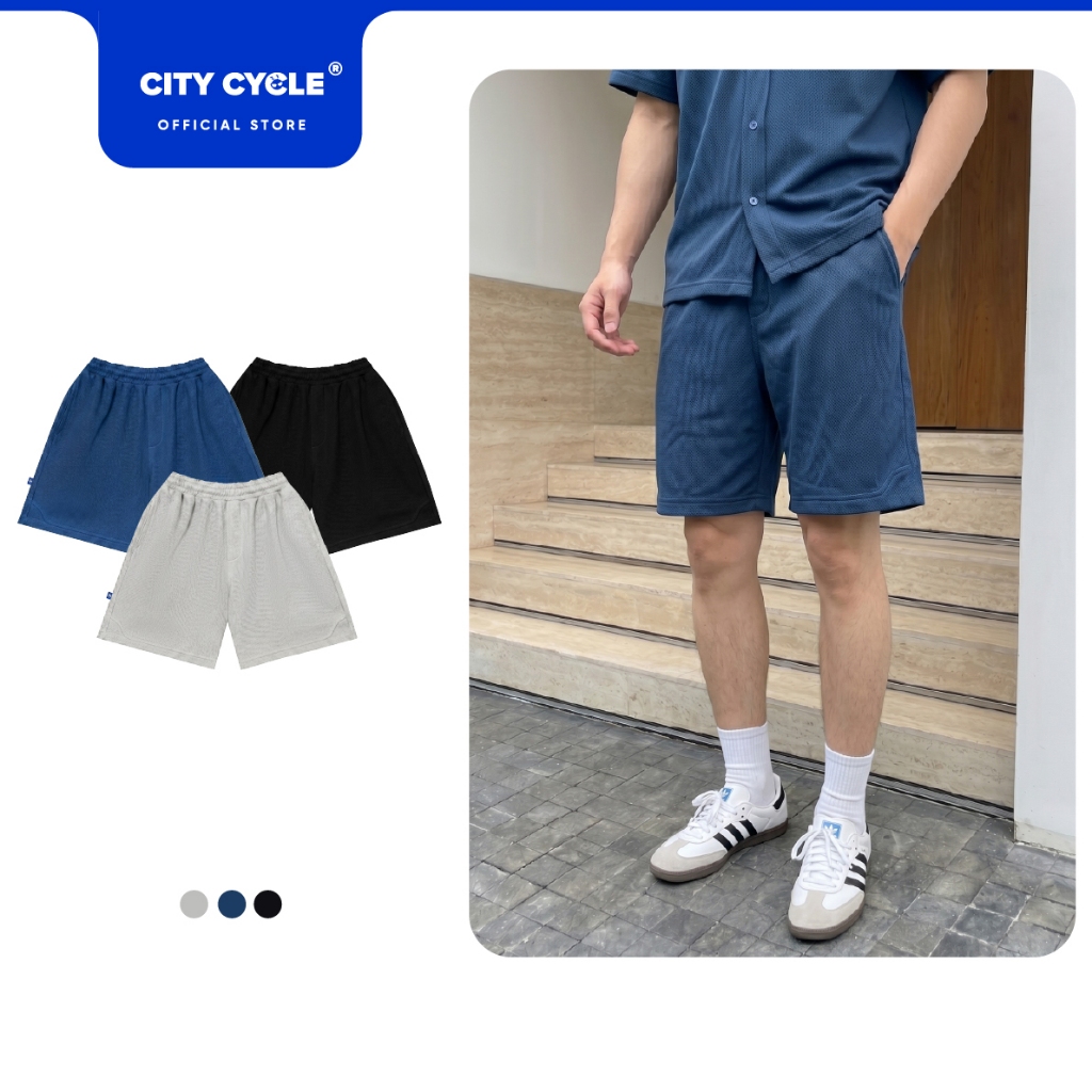 Quần short đùi mùa hè nam nữ Local Brand Chính Hãng City Cycle Short Relaxed