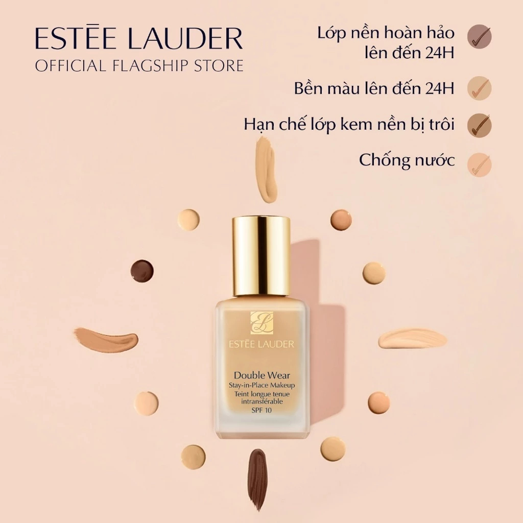 Kem nền Estee Iauder 30ml/Double Wear Stay/in/Place Makeup nền lì bền màu 7ml/15ml