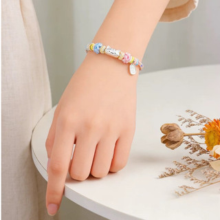 Vòng Tay Mèo May Mắn Dây Lắc Tay Bện Thủ Công Mạ Vàng Bền Màu Thời Trang Phong Cách Hàn Quốc Cho Nữ