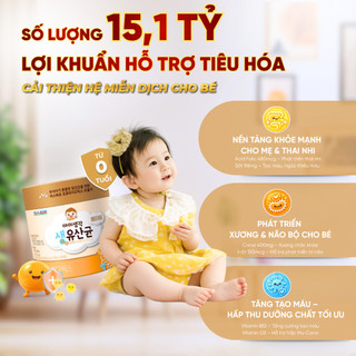 MEN VI SINH CHO BÉ LOTTE KIDS SYSY BABY PRO - MEN VI SINH CẢI THIỆN BIẾNG ĂN CHO BÉ (60 GÓI/HỘP)