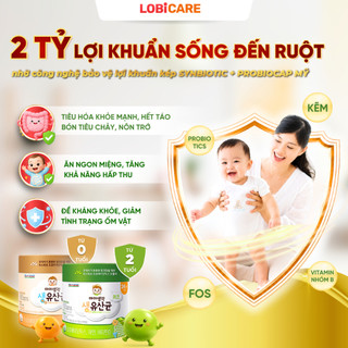 MEN VI SINH CHO BÉ LOTTE KIDS SYSY BABY PRO - MEN VI SINH CẢI THIỆN BIẾNG ĂN CHO BÉ (60 GÓI/HỘP)