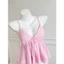 Áo Hai Dây Dáng Babydoll Xòe Viền Bèo Nhún Thời Trang – Áo Kiểu Hai Dây Mùa Hè Màu Hồng Trơn Chất Vải Mềm Mại Xinh Xắn