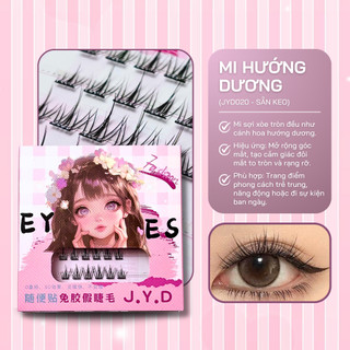 Mi giả sẵn keo và không keo mẫu mi hướng dương tự nhiên, dùng hằng ngày, phù hợp tất cả mắt