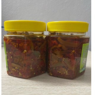 Rau tiến vua ngâm ớt chưng Hồ Nam vị cay giòn Hũ 280g