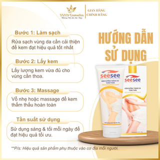 Kem Dưỡng trắng, Chống nắng da toàn thân SeeSee 180g