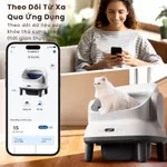[Tặng Thảm] Máy Dọn Phân Mèo, Cát Mèo, Máy Vệ Sinh Lớn Cho Mèo HELIPET OPEN TOP PRO — ảnh 5