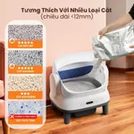 [Tặng Thảm] Máy Dọn Phân Mèo, Cát Mèo, Máy Vệ Sinh Lớn Cho Mèo HELIPET OPEN TOP PRO — ảnh 6