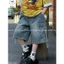 Bộ Cộc Tay Bé Trai Áo Thun Mix Quần Jean Xịn Sò Thời Trang Size 2-11 Tuổi (12-45kg) Mặc Đẹp Cá Tính ELN