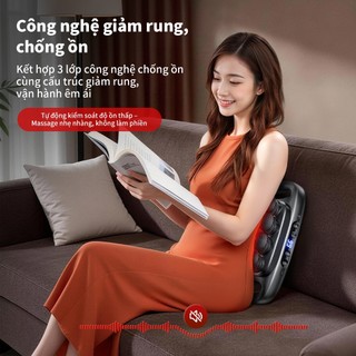 Máy Massage Cổ Vai Gáy VTT Premium 16 Đầu - Động Cơ Đấm Sâu Kết Hợp Công Nghệ Ánh Sáng Đỏ Giảm Đau Nhức Căng Cơ S11-16L