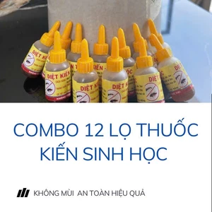 Combo 12 Lọ Thuốc Kiến Sinh Học An Toàn, Hiêu Quả Loại Đăc Biệt Hoạt Chất Chuyên Dụng Cao