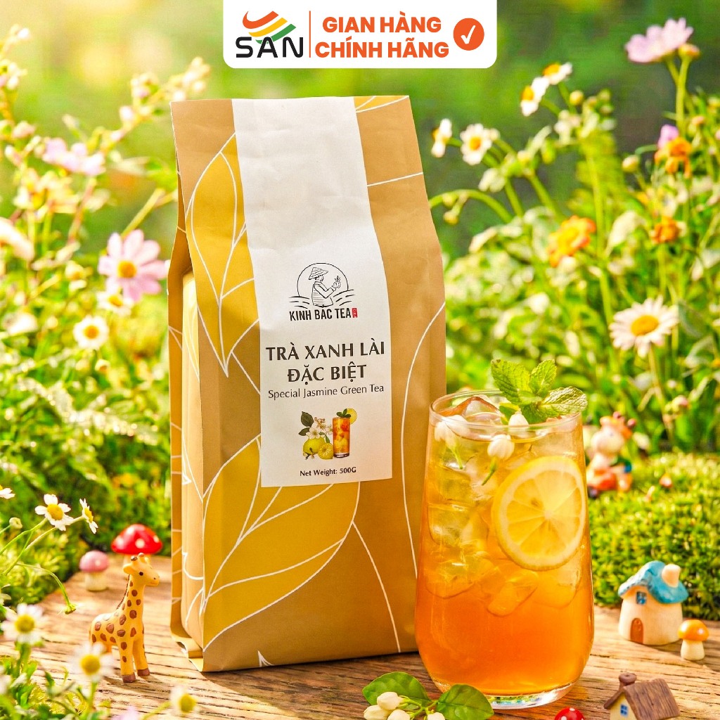 Bột Matcha Đài Loan 500g Kinh Bắc, Matcha Xanh Mịn, Chuẩn Pha Chế, Latte, Làm Bánh, Hương Thơm