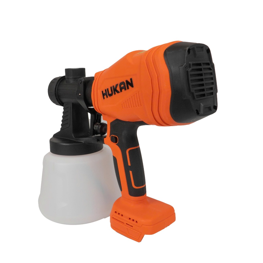 Thân Máy Phun Sơn Pin 21V HUKAN G1-PSP1202 | Bình 1200ml |Phun Sơn Cầm Tay | 4 Đầu Phun Không Dây