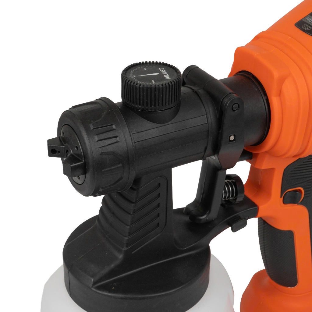 Thân Máy Phun Sơn Pin 21V HUKAN G1-PSP1202 | Bình 1200ml |Phun Sơn Cầm Tay | 4 Đầu Phun Không Dây