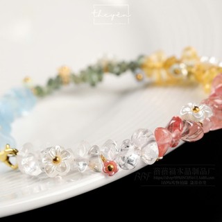 Sarah - Vòng Hạnh Phúc - Vòng Pastel Mix Charm Phong Cách Nàng Thơ,Tươi Mát Phù Hợp Đi Biển, Đi Chơi