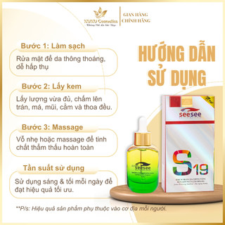 Serum Dưỡng trắng, Ngừa mụn, Ngừa lão hóa da SeeSee 30ml