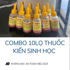 Combo 10 Lọ Thuốc Diệt Kiến Gián Không Mùi An Toàn, Hiệu Quả Thân Thiện Với Môi Trương