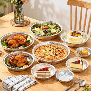 Combo 100 Bát Giấy Bạc Lót Nồi Chiên Không Dầu Size 22cm 24cm Dày Dặn Chống Dính Chịu Nhiệt
