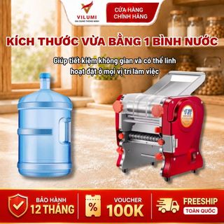 Máy Cán Bột Đa Năng Vilumi 24cm Kèm Dao, Cán Bột Bánh Bao, Cán Mì, Đế Pizaa, Lõi Đồng, Chất Liệu Inox Không Gỉ