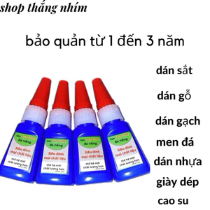 Combo 4 lọ keo dán đa năng siêu dính Oily Glue dán tường, dán sắt, dán nhựa, dán gỗ 20ml