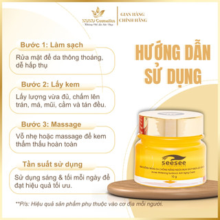 Kem Dưỡng trắng, Ngừa mụn, Ngừa lão hóa da SeeSee 10g,15g