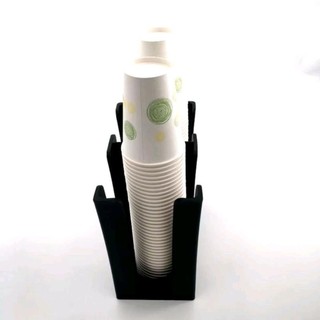 Kệ khay úp cốc 2 ngăn, nhựa ABS cứng cáp, thiết kế chắc chắn, màu đen