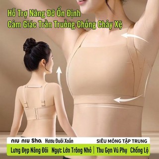 Áo Ngực Siêu Mỏng Nhẹ Cho Ngực To- Thu Nhỏ Vòng 1, Nâng Đỡ NgănChảy Xệ, Ôm Sát Ngực Phụ, Không Xương Thoáng Khí