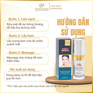 Kem Dưỡng Mờ Thâm Quầng Làm Sáng Da Quầng Mắt SeeSee 15G