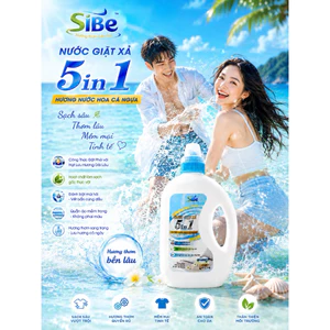 NƯỚC GIẶT XẢ SiBE 5in1 – SẠCH HƠN • THƠM HƠN • TIỆN LỢI HƠN