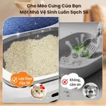 [Tặng Thảm] Máy Dọn Phân Mèo, Cát Mèo, Máy Vệ Sinh Lớn Cho Mèo HELIPET OPEN TOP PRO — ảnh 3