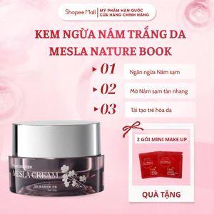 Kem Dưỡng Mesla Hỗ Trợ Giảm Nám Dưỡng Trắng Da Nature Book Mall Hỗ Trợ Giúp Làm Giảm Các Vết Nám Sạm