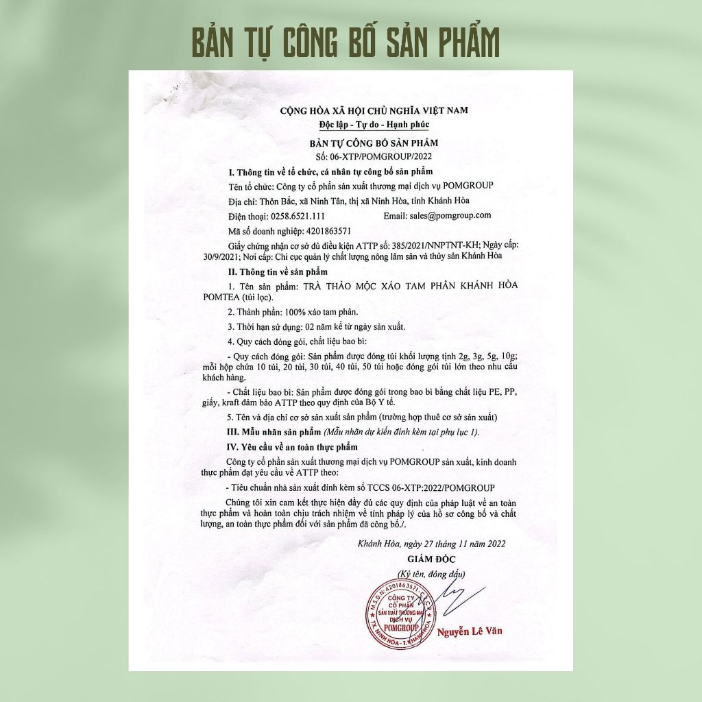 Trà Xáo Tam Phân Khánh Hòa - Hỗ trợ mát gan, thanh nhiệt | 100% Nguyên Liệu Tự Nhiên Khánh Hòa