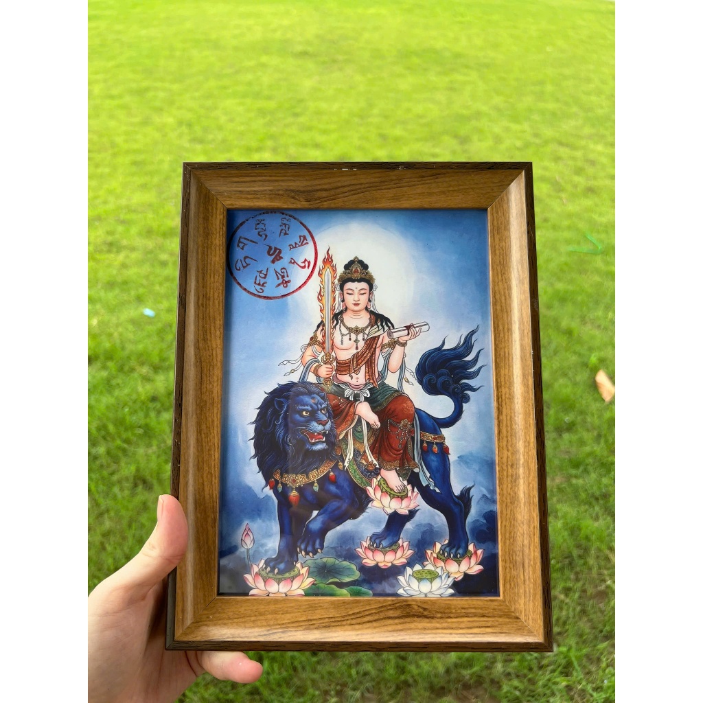 Tranh Bản Mệnh Tuổi Mão - Văn Thù Sư Lợi Bồ Tát